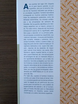 Naturaleza de España un tesoro para el año 2000