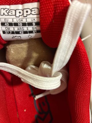 Scarpa Kappa Uomo Tg 43 Bianca Rossa Blu