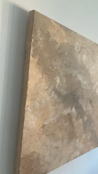 2 Cuadros Textura Beige y Marrón