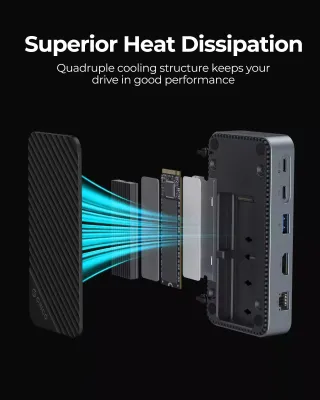 ORICO 10-in-1 USB-C Docking Station, 10Gbps USB 3.