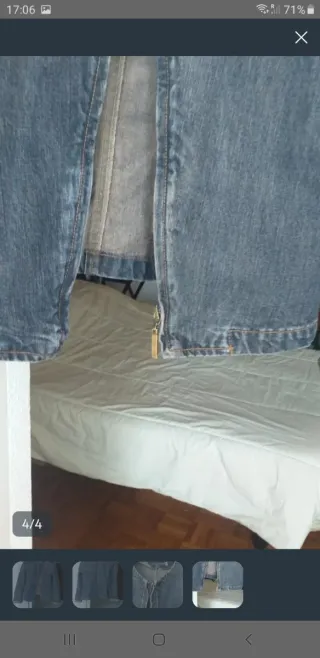 Cazadora vaquera entallada azul