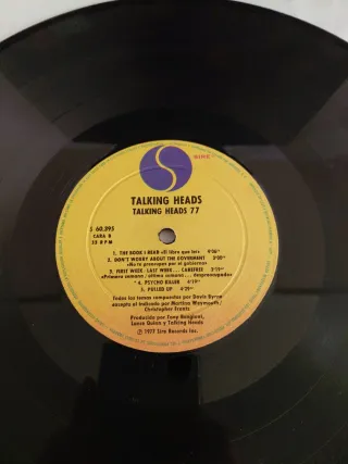 Talking Heads: 77 Vinilo LP