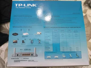 Modem Router TP-Link ADSL2+ Wireless N 300Mbps