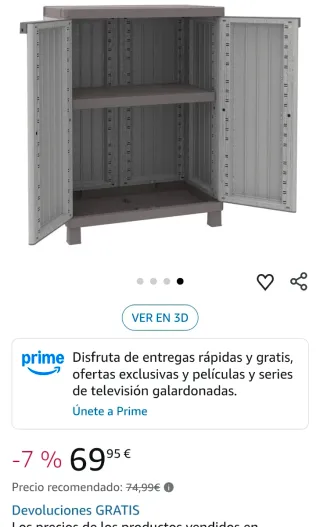 Armario Terry C-Wood 680 2 Puertas