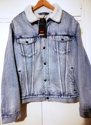 NUEVA. Chaqueta Vaquera Borrego Levi's Hombre