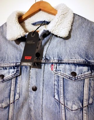 NUEVA. Chaqueta Vaquera Borrego Levi's Hombre
