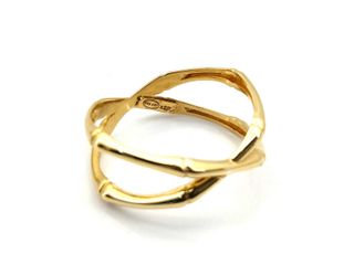 sortija oro 18k con piedra con circonita