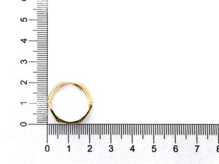 sortija oro 18k con piedra con circonita