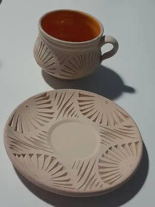 Servizio thè terracotta artigianale