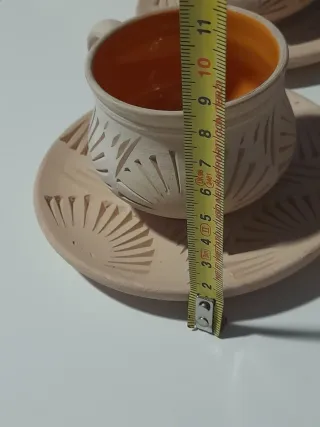 Servizio thè terracotta artigianale