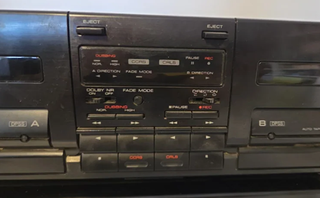 Kenwood Equipo Cassettes Negro