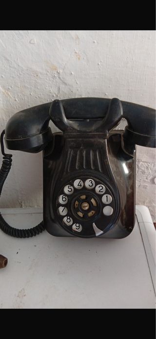 Teléfono antiguo de disco