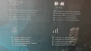 Patinete Bongo Serie A 700W en su caja original