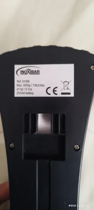 Báscula de cocina digital INOXIBAR