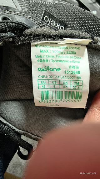 Patines en línea Oxelo Decathlon Talla 43
