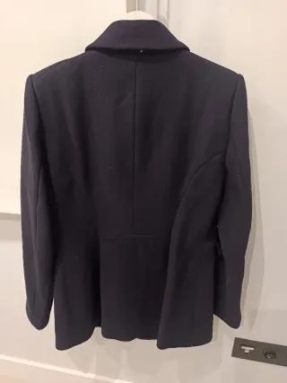 Abrigo marinero Zara azul