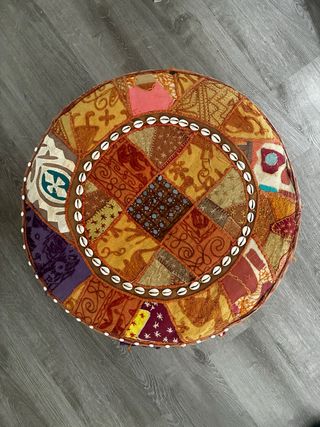 Pouf artigianale etnico patchwork 100€ ciascuno