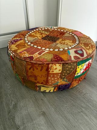 Pouf artigianale etnico patchwork 100€ ciascuno