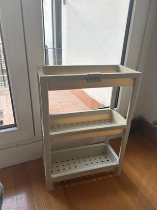 Mueble auxiliar plástico 3 estantes