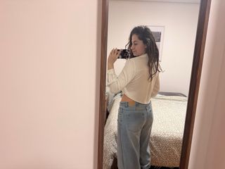 Blusa blanca de mujer