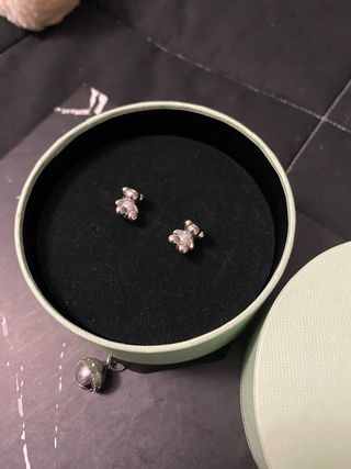 Conjunto collar y pendientes oso Tous.