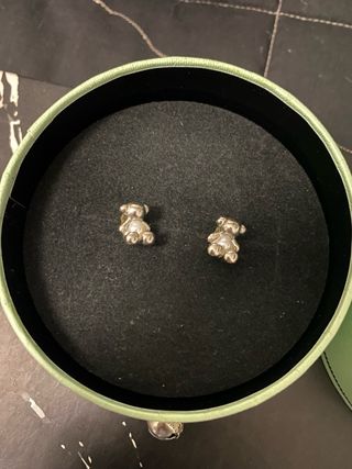 Conjunto collar y pendientes oso Tous.