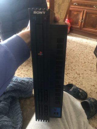 Consola Sony PS2 Fat Negra
