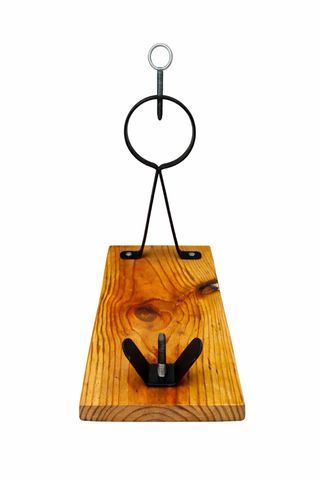 Jamonero de madera y metal
