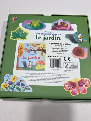 Libro e puzzle Usborne Il giardino