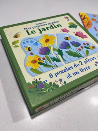 Libro e puzzle Usborne Il giardino