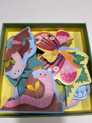 Libro e puzzle Usborne Il giardino