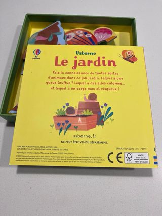 Libro e puzzle Usborne Il giardino