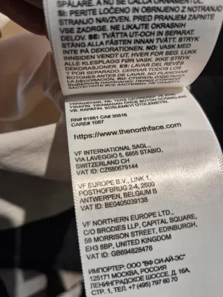 Camiseta The North Face Talla S Beige