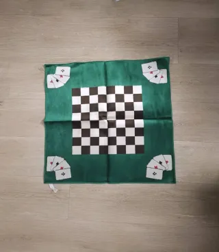 Tappeto scacchiera effetto velluto 70x67