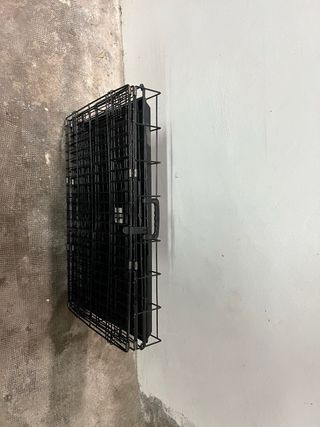 Jaula para perro negra