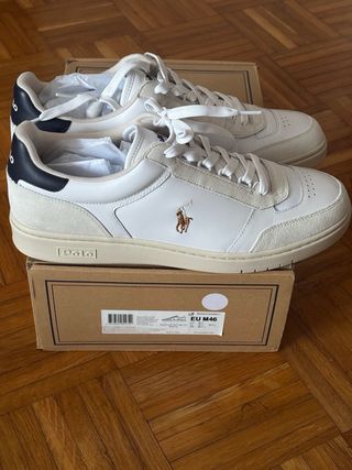 Sneakers Polo Ralph Lauren Bianche/Beige