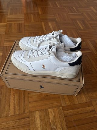 Sneakers Polo Ralph Lauren Bianche/Beige