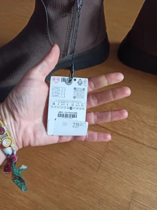 Botines Zara Marrones Nuevos