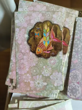 98 Estampa comunión colorida