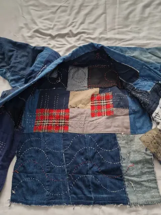 Chaqueta Noragi Patchwork Artesanal