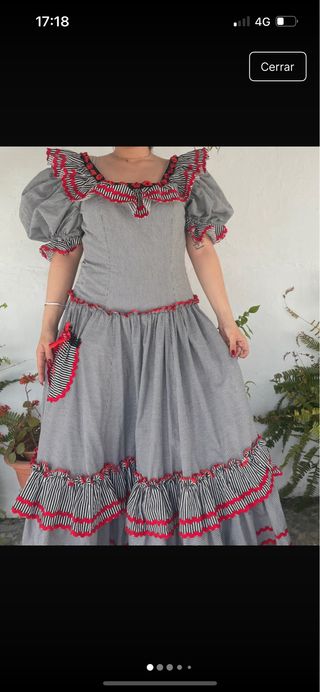 Traje Flamenca Bata Rociera