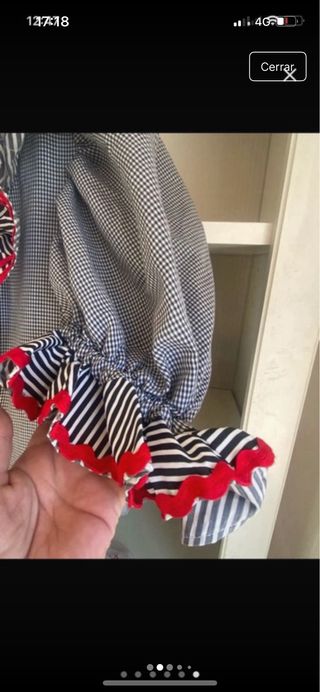 Traje Flamenca Bata Rociera