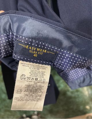 Traje azul Easy Wear