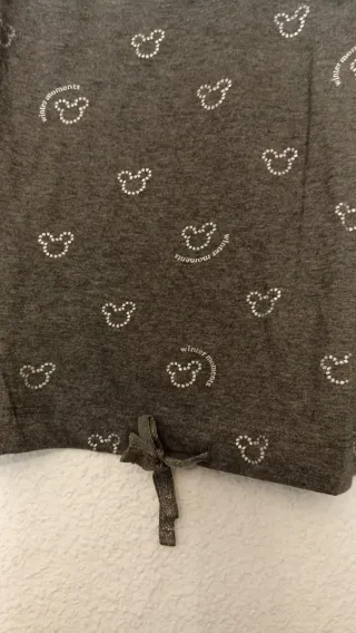 Pijama Mickey Mouse manga larga gris