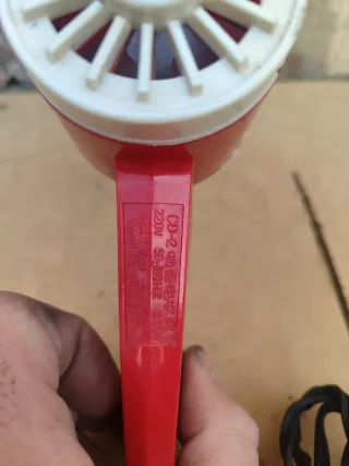 Secador de pelo antiguo chino