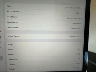 iPad Air 7ª Gen 128GB Plata + Lápiz + Teclado