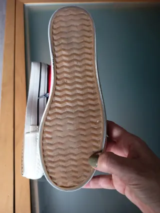 Zapatillas Lona Rojas