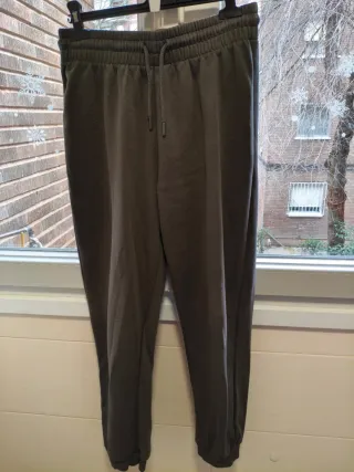 Pantalón chándal gris mujer talla L
