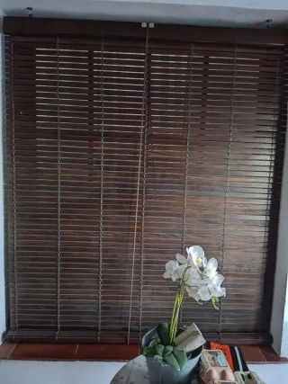 Persianas de madera 1,45 x 1,70 m