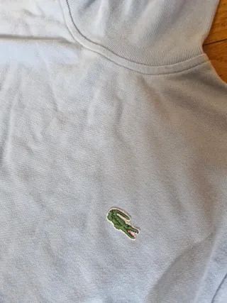 Jersey Lacoste Vintage Azul Bebé Old Money Slim